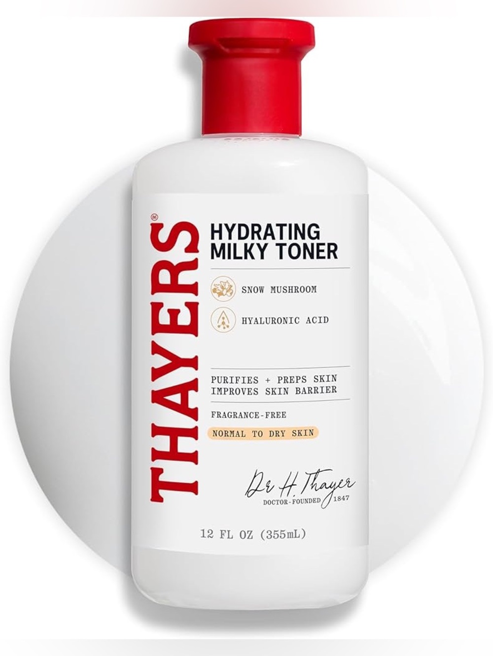 BRAND NEW Thayers Hydrating Milky Toner Face Toner with Snow and Hyaluronic Acid